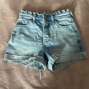 Hollister Ultra High Rise Mom Jean Shorts